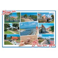 Plau am See Mecklenburgische Seenplatte Postkarte 9...