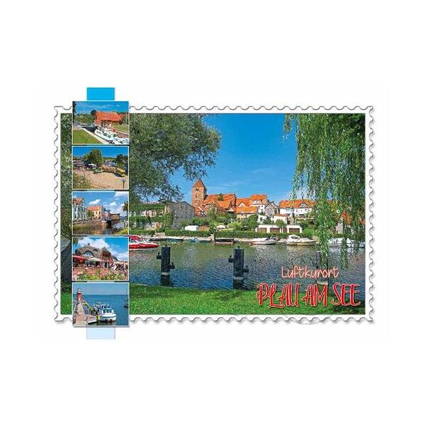 Plau am See Mecklenburgische Seenplatte Postkarte Luftkurort 7 Fotos Ansichtskarte