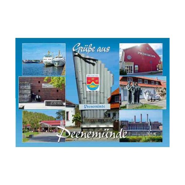 Peenemünde Postkarte Ansichtskarte 7 Fotomotive Ostseebad Usedom
