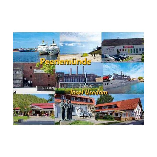 Peenemünde Postkarte Ansichtskarte 9 Fotomotive Ostseebad Usedom