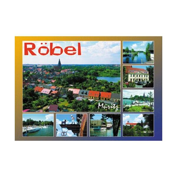 Röbel (Müritz) Mecklenburgische Seenplatte Postkarte 8 Fotos Ansichtskarte