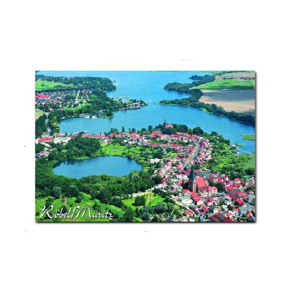 Röbel (Müritz) Mecklenburgische Seenplatte Postkarte Luftaufnahme Ansichtskarte