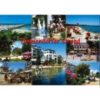 Timmendorfer Strand Postkarte Ansichtskarte 8 Fotomotive...