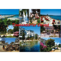 Timmendorfer Strand Postkarte Ansichtskarte 8 Fotomotive...