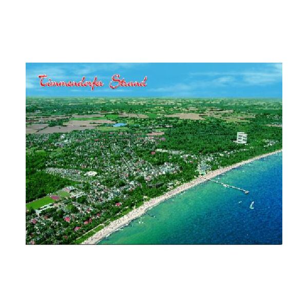 Timmendorfer Strand Postkarte Ansichtskarte Luftaufnahme Ostsee Schleswig-Holstein