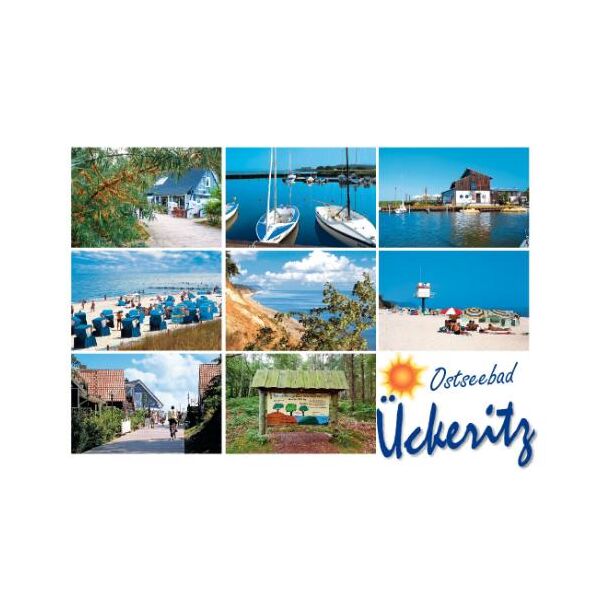 Ückeritz Postkarte Ansichtskarte Ostseebad Usedom 8 Bilder