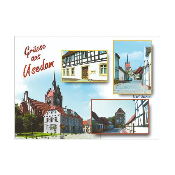 Insel Usedom Postkarte Ansichtskarte Ostseeinsel