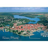 Waren (Müritz) Postkarte Ansichtskarte Luftaufnahme...