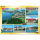 Waren (Müritz) Postkarte Ansichtskarte 6 Bilder gelb Heilbad Mecklenburgische Seenplatte