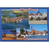 Waren (Müritz) Postkarte Ansichtskarte 5 Motive...