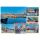 Waren (Müritz) Postkarte Ansichtskarte 6 Fotomotive quer Heilbad Mecklenburgische Seenplatte