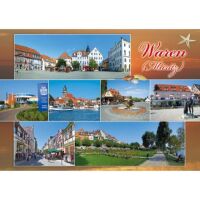 Waren (Müritz) Postkarte Ansichtskarte 7 Aufnahmen...