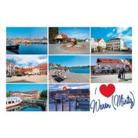 Waren (Müritz) Postkarte Ansichtskarte I love...