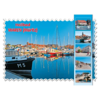 Waren (Müritz) Postkarte Ansichtskarte 6 Bilder vom...
