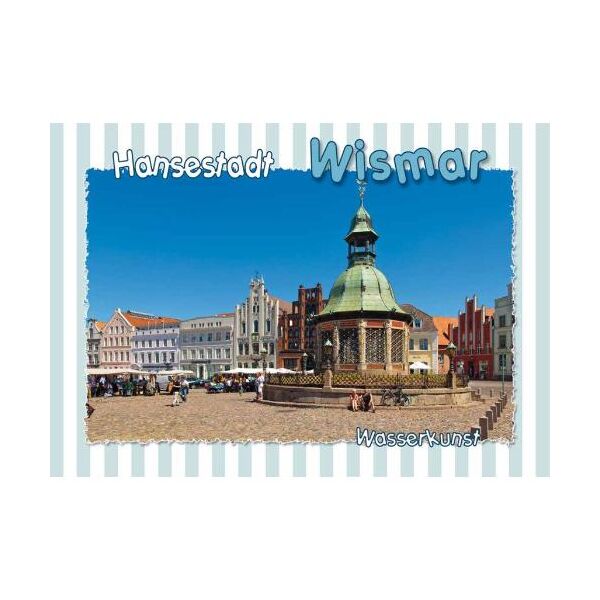 Wismar Postkarte Ansichtskarte Wasserkunst Hansestadt Ostsee