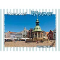Wismar Postkarte Ansichtskarte Wasserkunst Hansestadt Ostsee