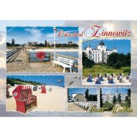 Zinnowitz Postkarte Ansichtskarte 5 Fotomotive Ostseebad...