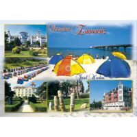 Zinnowitz Postkarte Ansichtskarte 6 Fotomotive Ostseebad...