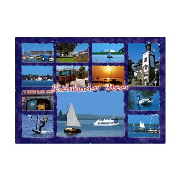 Steinhuder Meer Postkarte 12 Fotomotive Ansichtskarte Niedersachsen