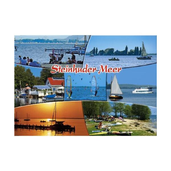 Steinhuder Meer Postkarte 7 Fotomotive Ansichtskarte Niedersachsen