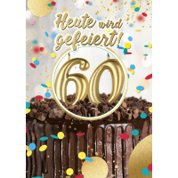 60. Geburtstag - Great Cards - Soundkarte und Lichtkarte...
