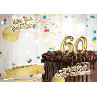60. Geburtstag - Great Cards - Soundkarte und Lichtkarte...