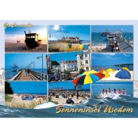 Insel Usedom Postkarte Ansichtskarte LUX Ostsee Usedom