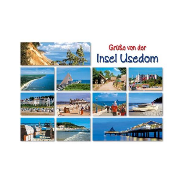 Insel Usedom Postkarte Ansichtskarte LUX Ostsee Usedom