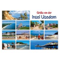 Insel Usedom Postkarte Ansichtskarte LUX Ostsee Usedom
