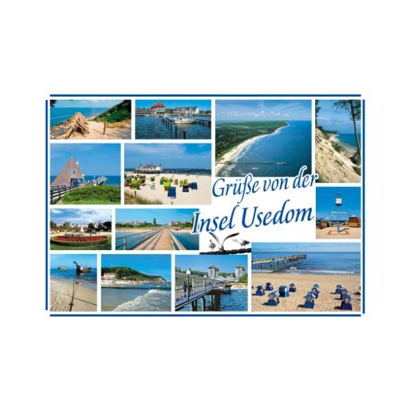 Insel Usedom Postkarte Ansichtskarte LUX Ostsee Usedom