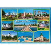 Zinnowitz Postkarte Ansichtskarte 12x17cm 9 Fotomotive...
