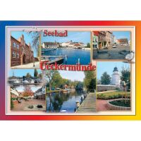 Ueckermünde Postkarte Ansichtskarte 6 Fotomotive...
