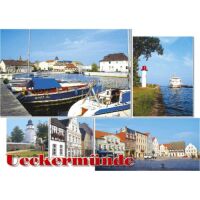 Ueckermünde Postkarte Ansichtskarte 5 Bilder...