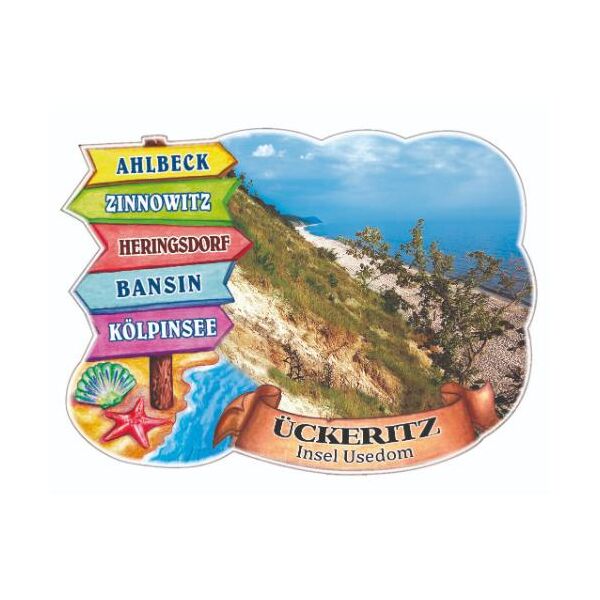 Ückeritz Magnet Ostseebad Usedom Wegweiser