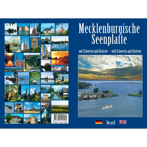 Mecklenburgische Seenplatte Broschüre Prospekt Regionalführer deutsch-englisch