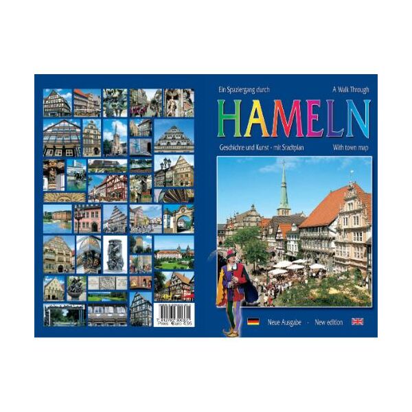 Hameln Broschüre Prospekt Stadtführer deutsch-englisch Rattenfängerstadt