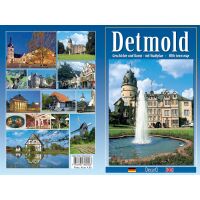 Detmold Broschüre Prospekt Stadtführer Kunst Geschichte Stadtplan