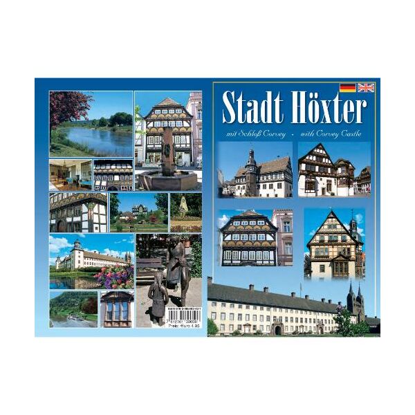 Höxter Broschüre Prospekt Stadtführer mit Schloß Corvey deutsch-englisch