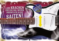 Geburtstag - Great Cards - Soundkarte und Lichtkarte im Format 21,0 x 29,7 cm - "Smoke on the Water " - Gitarre