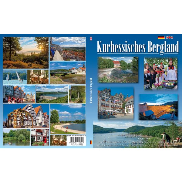 Kurhessisches Bergland Broschüre Buch Prospekt Regionalführer deutsch-englisch