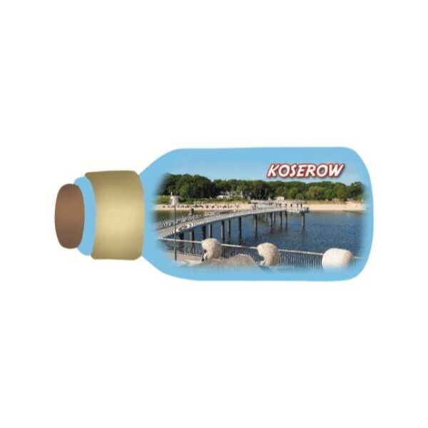 Koserow auf Usedom Magnet Flaschenform Ostseebad