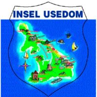 Insel Usedom Klebekarte Postkarte mit Aufkleber...