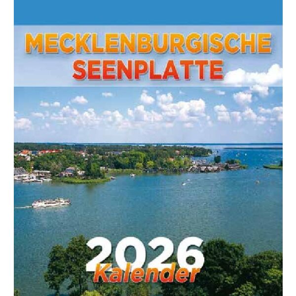 SALE Mecklenburgische Seenplatte 2026 Tischkalender 9,5x10,5 cm Kalender 2026 12 Fotos
