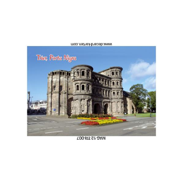 Trier an der Mosel Magnet Porta Nigra Frontal