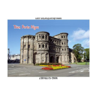 Trier an der Mosel Magnet Porta Nigra Frontal