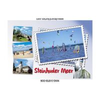 Steinhuder Meer Magnet Niedersachsen Briefmarke 4 Fotomotive
