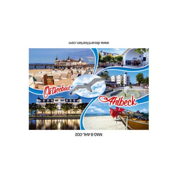 Ostseebad Ahlbeck Magnet Foto Möwe 5 Bilder Usedom