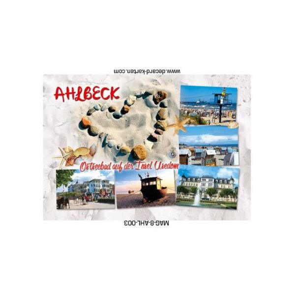 Ostseebad Ahlbeck Magnet Foto Strand Herz 5 Bilder Usedom