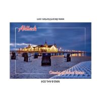 Ostseebad Ahlbeck Magnet Foto Seebrücke Usedom blau...