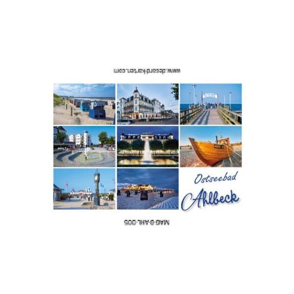 Ostseebad Ahlbeck Magnet Foto 8 Bilder Usedom weißer Grund
